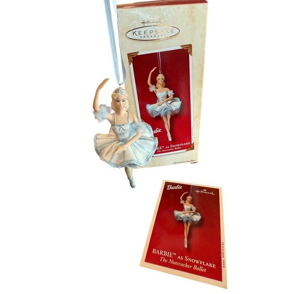 Hallmark Other - Barbie 2002 Hallmark Keepsake Ornament "Snowflake" The Nutcracker Ballet NIB